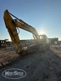 Used Komatsu under setting sun